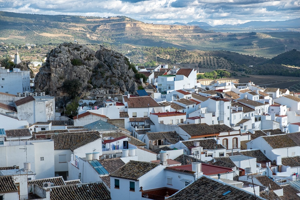 While villages, pueblos blancos, of Spain