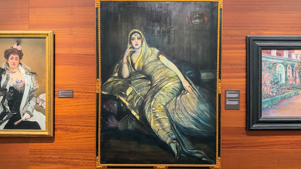 Portrait at the malaga spain museum