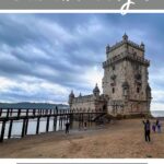 Torre de Belém in Lisbon, Portugal, perched along the Tagus River.