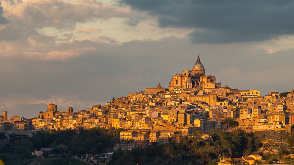 a view of piazza armerina sicily