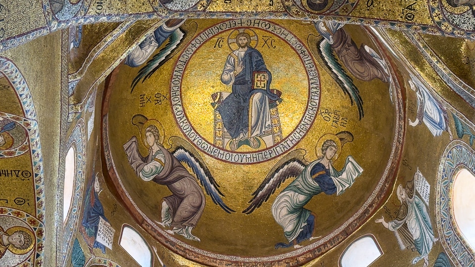 byzantine mosaics Palatine chapel Palermo